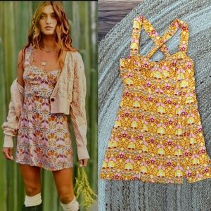 Free People Sasha Corset Floral Dress